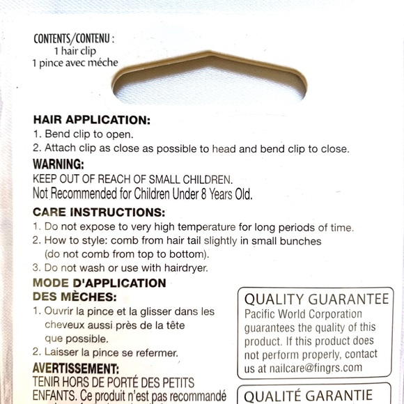 Crayola hair flair Berry Pink extension clip in - Picture 2 of 3